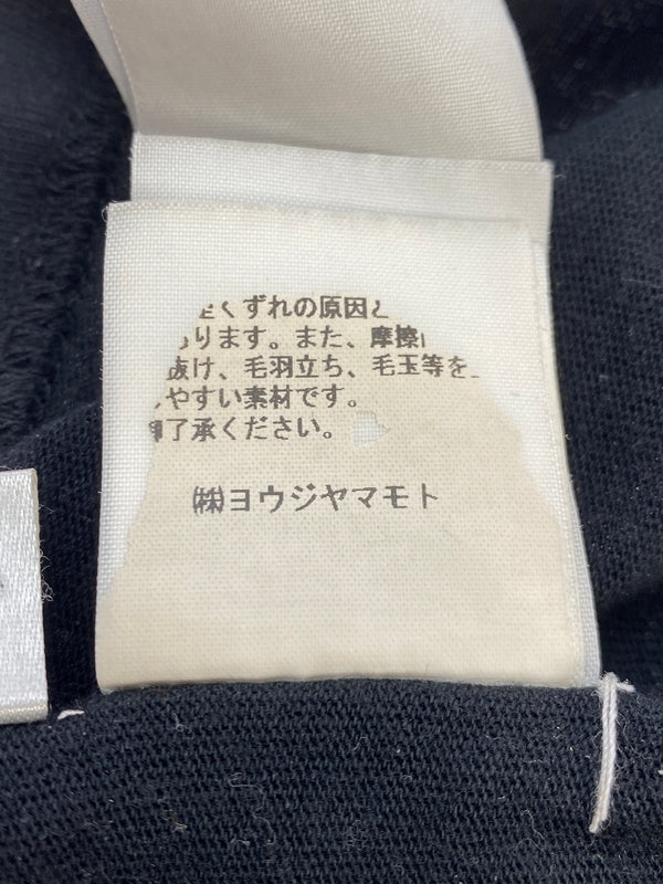 【中古品】【メンズ】 YOHJI YAMAMOTO × NEW ERA ヨウジヤマモト ニューエラ 21SS SMILE LOGO T-SHIRT スマイル ロゴ Tシャツ 半袖 ショートスリーブ 140-261023-hu-22-min サイズ：XL カラー：ブラック 万代Net店