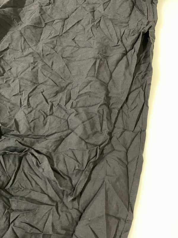【中古品】【メンズ】 YOHJI YAMAMOTO ヨウジヤマモト ツイルシワ加工 スタッフシャツ B HW-B09-941 長袖シャツ メンズ トップス 140-261020-em-13-min サイズ：3 カラー：ブラック 万代Net店