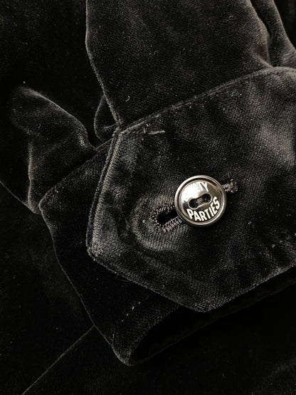 【中古品】【メンズ】 WACKO MARIA ワコマリア x TIM LEHI ティム・リーハイ VELVET VIETNAM JACKET ベルベット ベトナム ジャケット メンズ アウター 光沢 虎 刺繍 ベトジャン 142-261022-em-35-min サイズ：L カラー：ブラック 万代Net店