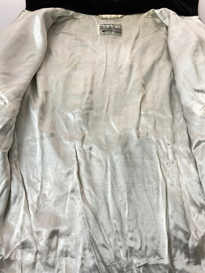 【中古品】【メンズ】 WACKO MARIA ワコマリア x TIM LEHI ティム・リーハイ VELVET VIETNAM JACKET ベルベット ベトナム ジャケット メンズ アウター 光沢 虎 刺繍 ベトジャン 142-261022-em-35-min サイズ：L カラー：ブラック 万代Net店
