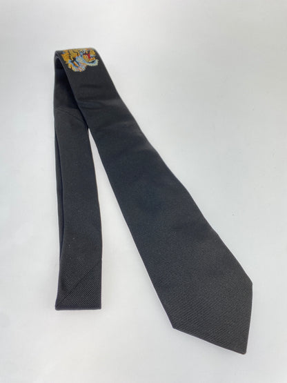 【中古品】【メンズ】 GUCCI グッチ TIGER NECKTIE タイガー ネクタイ 182-261027-jt-05-min カラー：ブラック 万代Net店