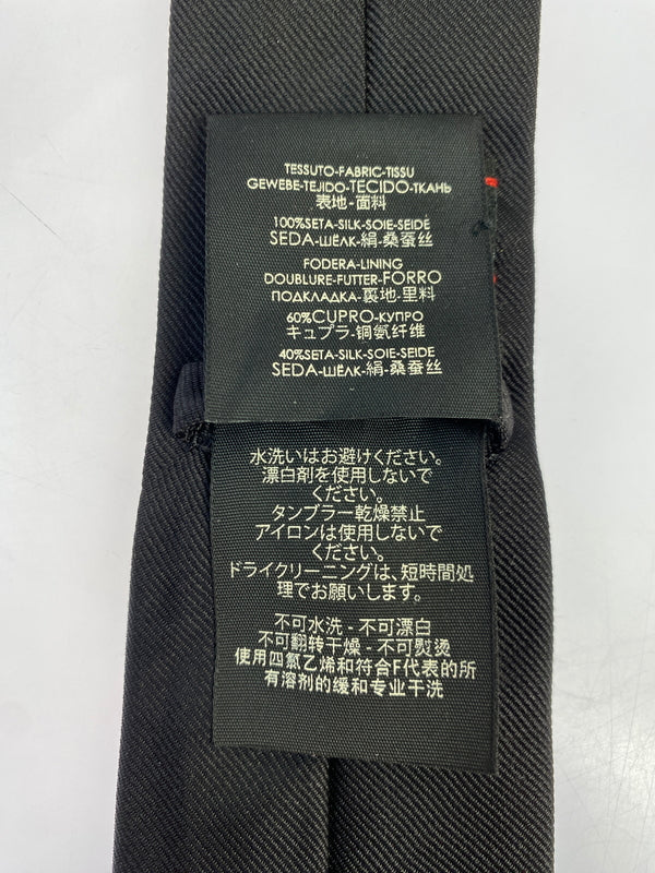 【中古品】【メンズ】 GUCCI グッチ TIGER NECKTIE タイガー ネクタイ 182-261027-jt-05-min カラー：ブラック 万代Net店
