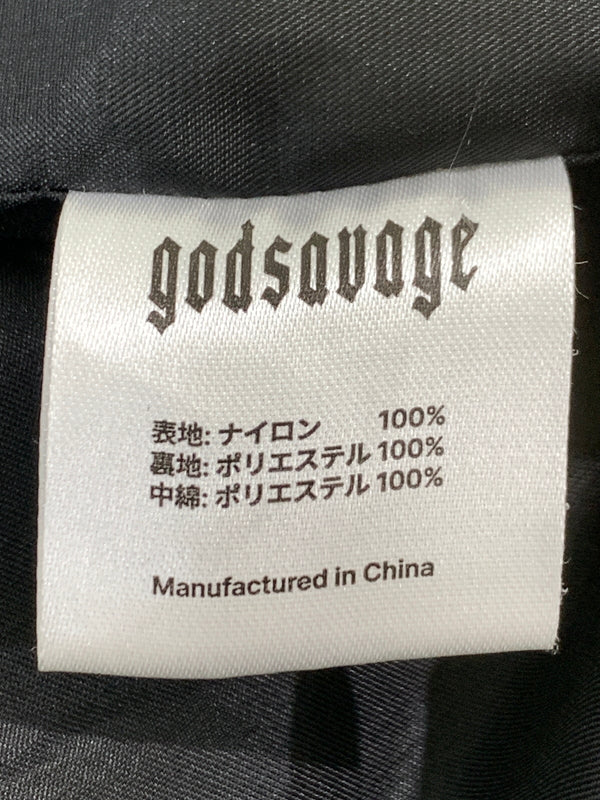 【中古品】【メンズ】 GOD SOUAGE ゴッド サヴェージ ダウンジャケット メンズ アウター 光沢 中綿入り 142-261020-em-19-min サイズ：L カラー：ブラック 万代Net店