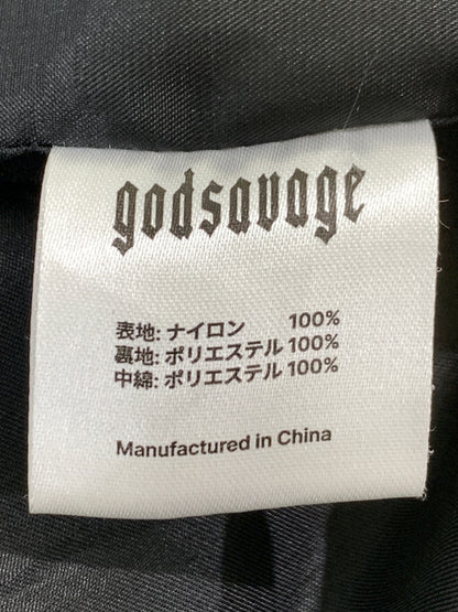 【中古品】【メンズ】 GOD SOUAGE ゴッド サヴェージ ダウンジャケット メンズ アウター 光沢 中綿入り 142-261020-em-19-min サイズ：L カラー：ブラック 万代Net店