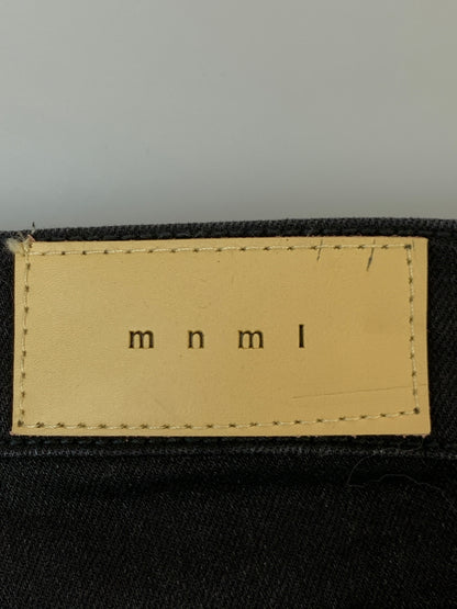 【中古品】【メンズ】 MNML ミニマル フレアデニム デニムパンツ ボトムス 153-261027-jt-25-min サイズ：32 カラー：ブラック 万代Net店