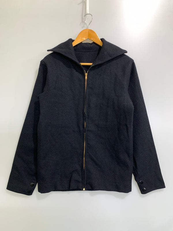 【中古品】【メンズ】 VINTAGE ヴィンテージ 50-60S SAILOR JACKET 50年代 60年代 セーラージャケット ミリタリー スーベニアジャケット フルジップ アウター 146-261020-em-18-min サイズ：3 カラー：ブラック 万代Net店