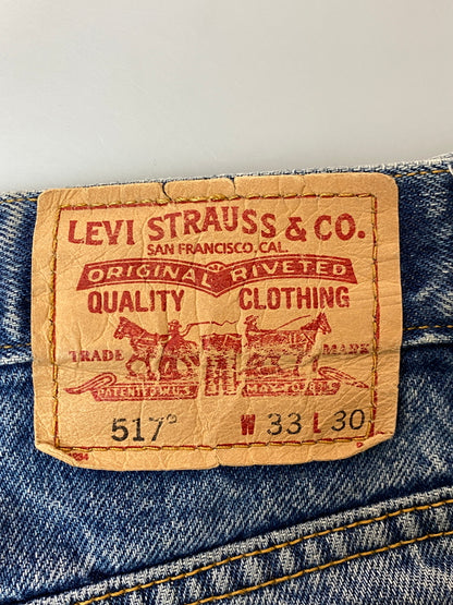 【現状渡し品】【メンズ】 LEVI'S リーバイス 517-0216 517 DENIM PANT デニムパンツ メンズ ボトムス ジーンズ ジーパン 157-261022-em-55-min サイズ：W33L30 カラー：インディゴブルー 万代Net店