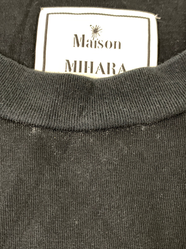 【中古品】【メンズ】 MAISON MIHARA YASUHIRO メゾン ミハラヤスヒロ 23AW SMILY FACE PRINTED TEE A11TS691 スマイリー フェイス プリント 半袖Tシャツ メンズ トップス 140-261020-em-07-min サイズ：46 カラー：ブラック 万代Net店
