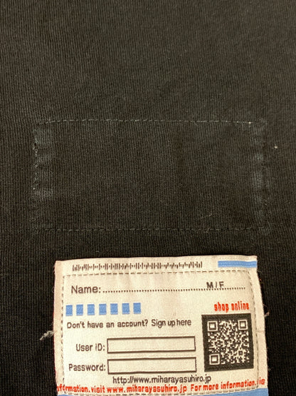 【中古品】【メンズ】 MAISON MIHARA YASUHIRO メゾン ミハラヤスヒロ 23AW SMILY FACE PRINTED TEE A11TS691 スマイリー フェイス プリント 半袖Tシャツ メンズ トップス 140-261020-em-07-min サイズ：46 カラー：ブラック 万代Net店