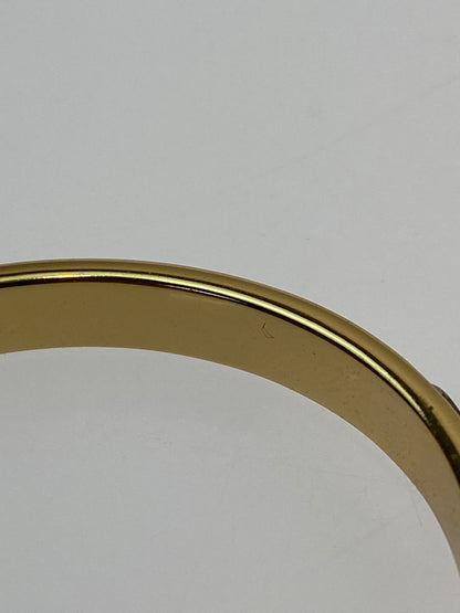 【中古品】【レディース】 COACH コーチ ロゴ ラインストーン フープ ピアス アクセサリー 182-261027-jt-12-min カラー：ゴールド 万代Net店