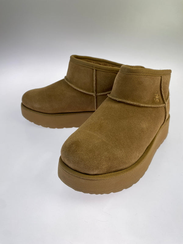 【中古品】【レディース】 SKECHERS スケッチャーズ スリップインズ ショートブーツ 169143 靴 ムートン風 ショートブーツ 167-261026-hu-19-min カラー：ブラウン系 万代Net店