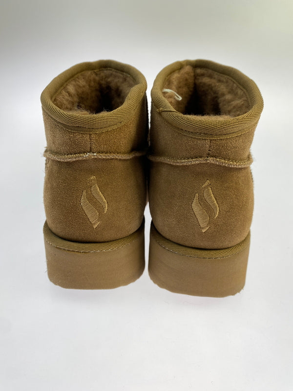 【中古品】【レディース】 SKECHERS スケッチャーズ スリップインズ ショートブーツ 169143 靴 ムートン風 ショートブーツ 167-261026-hu-19-min カラー：ブラウン系 万代Net店