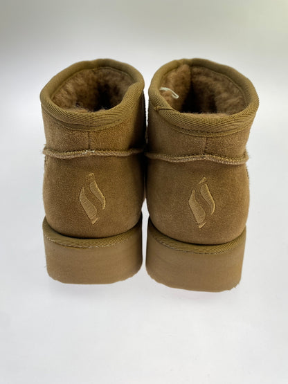 【中古品】【レディース】 SKECHERS スケッチャーズ スリップインズ ショートブーツ 169143 靴 ムートン風 ショートブーツ 167-261026-hu-19-min カラー：ブラウン系 万代Net店