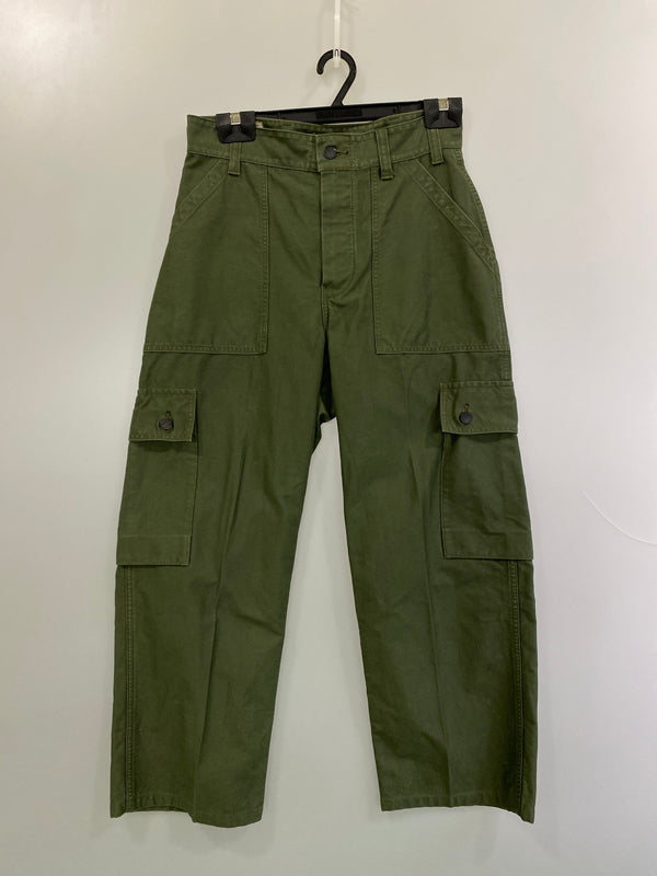 【中古品】【メンズ】 FREEWHEELERS フリーホイーラーズ CIVILIAN CREW CARGO PANTS シビリアンクルー カーゴパンツ メンズ ボトムス 156-261030-em-49-min サイズ：30-34 カラー：オリーブ 万代Net店