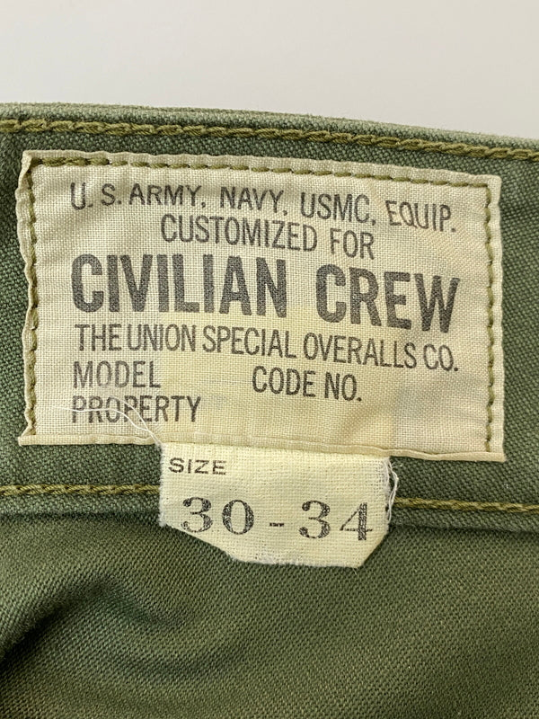 【中古品】【メンズ】 FREEWHEELERS フリーホイーラーズ CIVILIAN CREW CARGO PANTS シビリアンクルー カーゴパンツ メンズ ボトムス 156-261030-em-49-min サイズ：30-34 カラー：オリーブ 万代Net店