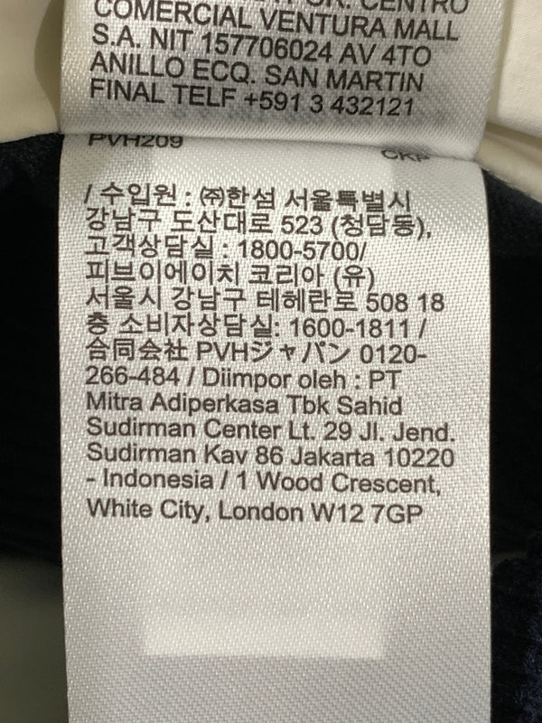 【中古品】【メンズ】 TOMMY HILFIGER トミーヒルフィガー コーデュロイ リバーシブル ベスト ダウンベスト ナイロンベスト 147-261024-ta-21-min サイズ：XL カラー：ネイビー/ホワイト 万代Net店