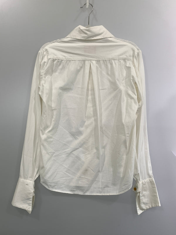 【中古品】【レディース】 VIVIENNE WESTWOOD RED LABEL ヴィヴィアン ウエストウッド レッド レーベル ONE POINT ORB LS SHIRT ロング スリーブ シャツ トップス 170-261028-hu-36-min サイズ：II カラー：ホワイト 万代Net店