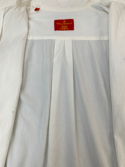【中古品】【レディース】 VIVIENNE WESTWOOD RED LABEL ヴィヴィアン ウエストウッド レッド レーベル ONE POINT ORB LS SHIRT ロング スリーブ シャツ トップス 170-261028-hu-36-min サイズ：II カラー：ホワイト 万代Net店