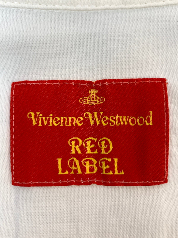 【中古品】【レディース】 VIVIENNE WESTWOOD RED LABEL ヴィヴィアン ウエストウッド レッド レーベル ONE POINT ORB LS SHIRT ロング スリーブ シャツ トップス 170-261028-hu-36-min サイズ：II カラー：ホワイト 万代Net店
