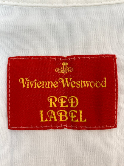 【中古品】【レディース】 VIVIENNE WESTWOOD RED LABEL ヴィヴィアン ウエストウッド レッド レーベル ONE POINT ORB LS SHIRT ロング スリーブ シャツ トップス 170-261028-hu-36-min サイズ：II カラー：ホワイト 万代Net店