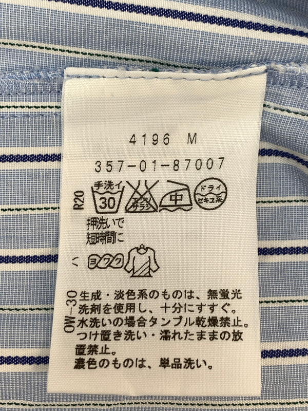 【中古品】【レディース】 VIVIENNE WESTWOOD RED LABEL ヴィヴィアン ウエストウッド レッド レーベル STRIPE SHIRT ストライプ シャツ 長袖 ロングスリーブ トップス 170-261028-hu-35-min サイズ：2 カラー：ライトブルー系 万代Net店
