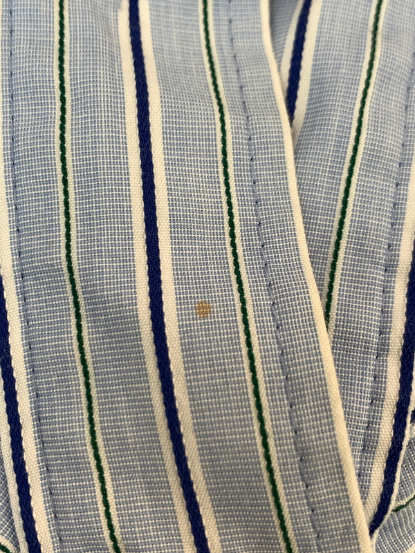 【中古品】【レディース】 VIVIENNE WESTWOOD RED LABEL ヴィヴィアン ウエストウッド レッド レーベル STRIPE SHIRT ストライプ シャツ 長袖 ロングスリーブ トップス 170-261028-hu-35-min サイズ：2 カラー：ライトブルー系 万代Net店