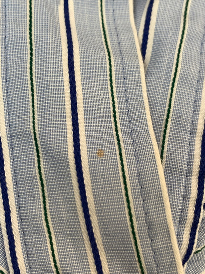 【中古品】【レディース】 VIVIENNE WESTWOOD RED LABEL ヴィヴィアン ウエストウッド レッド レーベル STRIPE SHIRT ストライプ シャツ 長袖 ロングスリーブ トップス 170-261028-hu-35-min サイズ：2 カラー：ライトブルー系 万代Net店
