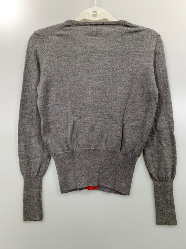 【現状渡し品】【レディース】 VIVIENNE WESTWOOD RED LABEL ヴィヴィアンウエストウッドレッドレーベル CARDIGAN カーディガン トップス 170-261027-hu-37-min サイズ：2 カラー：グレー 万代Net店