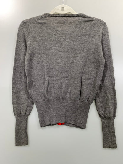【現状渡し品】【レディース】 VIVIENNE WESTWOOD RED LABEL ヴィヴィアンウエストウッドレッドレーベル CARDIGAN カーディガン トップス 170-261027-hu-37-min サイズ：2 カラー：グレー 万代Net店