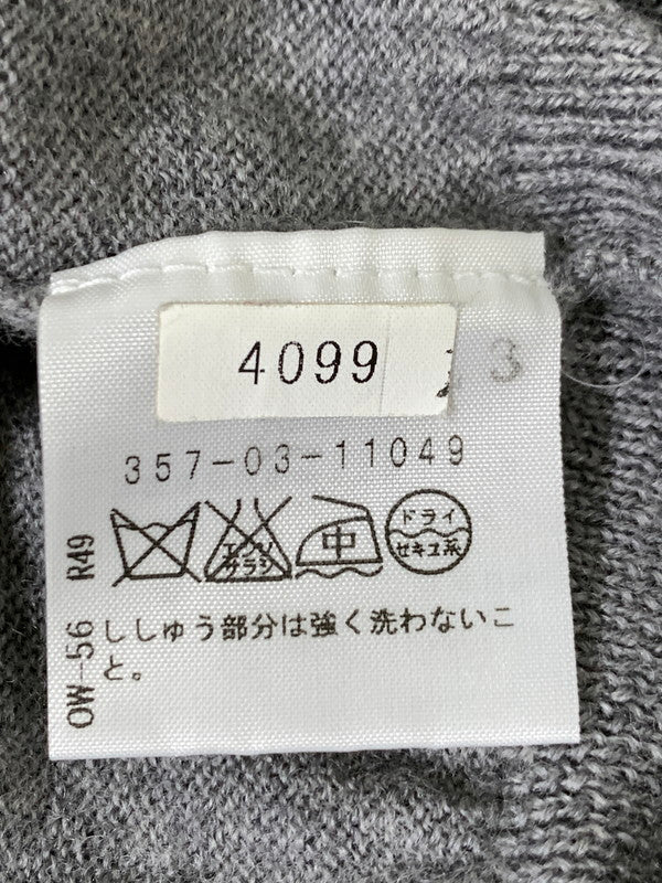 【現状渡し品】【レディース】 VIVIENNE WESTWOOD RED LABEL ヴィヴィアンウエストウッドレッドレーベル CARDIGAN カーディガン トップス 170-261027-hu-37-min サイズ：2 カラー：グレー 万代Net店
