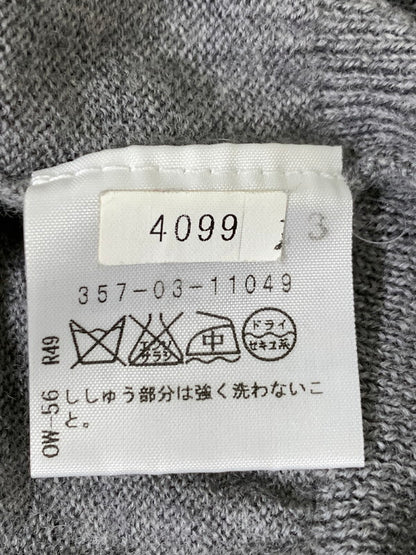 【現状渡し品】【レディース】 VIVIENNE WESTWOOD RED LABEL ヴィヴィアンウエストウッドレッドレーベル CARDIGAN カーディガン トップス 170-261027-hu-37-min サイズ：2 カラー：グレー 万代Net店
