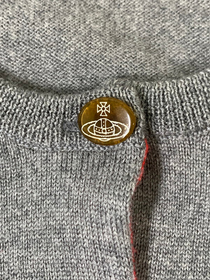 【現状渡し品】【レディース】 VIVIENNE WESTWOOD RED LABEL ヴィヴィアンウエストウッドレッドレーベル CARDIGAN カーディガン トップス 170-261027-hu-37-min サイズ：2 カラー：グレー 万代Net店