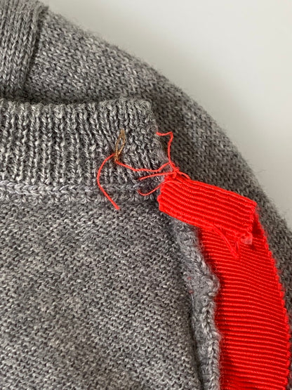 【現状渡し品】【レディース】 VIVIENNE WESTWOOD RED LABEL ヴィヴィアンウエストウッドレッドレーベル CARDIGAN カーディガン トップス 170-261027-hu-37-min サイズ：2 カラー：グレー 万代Net店