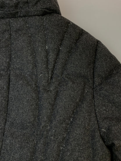 【中古品】【レディース】 MONCLER モンクレール 茶タグ DOWN COAT ダウンコート アウター 169-261027-jt-21-min サイズ：1 カラー：チャコールグレー 万代Net店