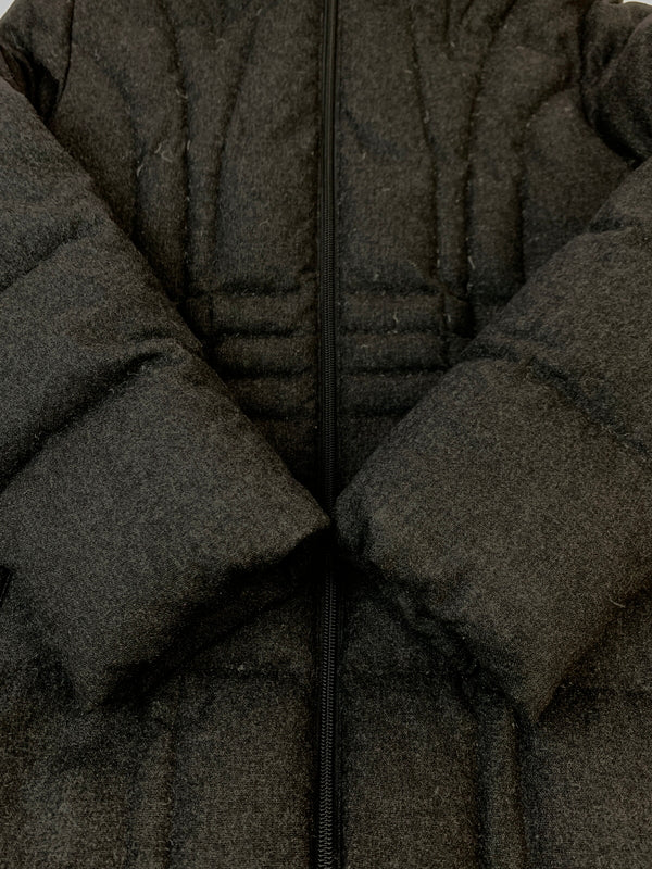 【中古品】【レディース】 MONCLER モンクレール 茶タグ DOWN COAT ダウンコート アウター 169-261027-jt-21-min サイズ：1 カラー：チャコールグレー 万代Net店