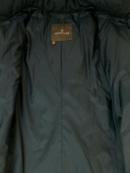 【中古品】【レディース】 MONCLER モンクレール 茶タグ DOWN COAT ダウンコート アウター 169-261027-jt-21-min サイズ：1 カラー：チャコールグレー 万代Net店