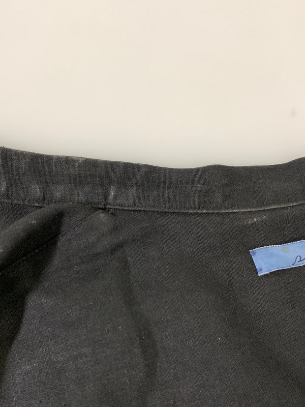 【中古品】【メンズ】 SEMOH セモ LS SILK SHIRT 24-1-03 ロングスリーブ シルク 長袖シャツ ノーカラー メンズ トップス 140-261029-em-03-min サイズ：1 カラー：ブラック 万代Net店