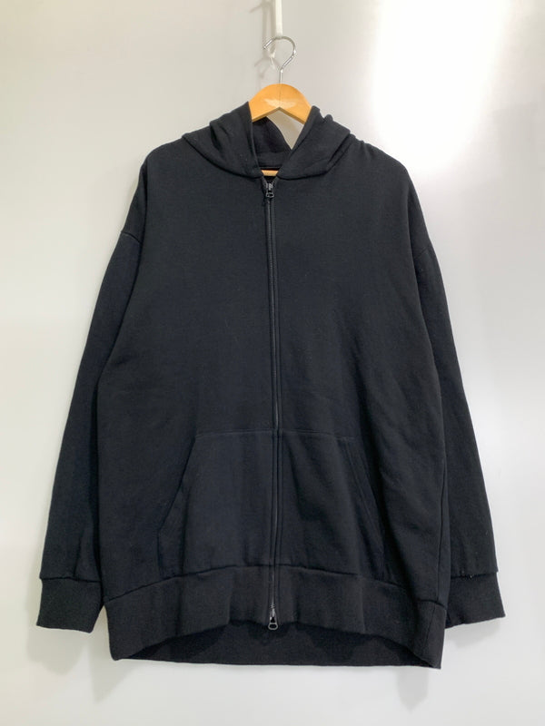 【中古品】【メンズ】 Y'S ワイズ PIGMENT PRINT ZIP UP LONG HOODIE ピグメント プリント ジップ アップ ロング フーディー YS-T24-070 パーカー トップス 140-261028-hu-15-min サイズ：2 カラー：ブラック 万代Net店