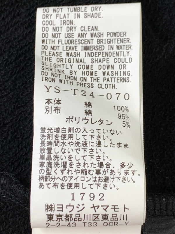 【中古品】【メンズ】 Y'S ワイズ PIGMENT PRINT ZIP UP LONG HOODIE ピグメント プリント ジップ アップ ロング フーディー YS-T24-070 パーカー トップス 140-261028-hu-15-min サイズ：2 カラー：ブラック 万代Net店
