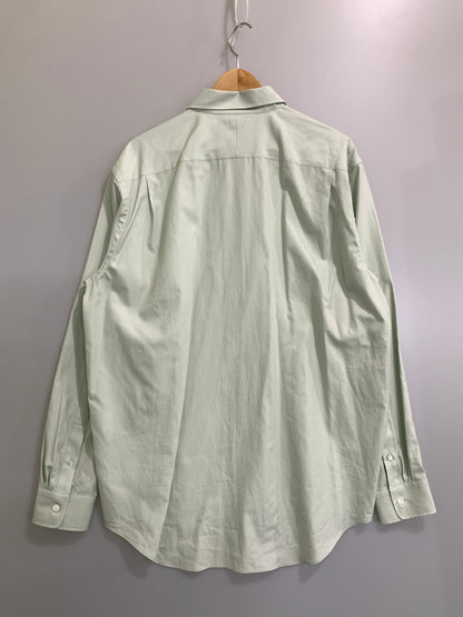 【中古品】【メンズ】 AURALEE オーラリー WASHED FINX TWILL SHIRT ウォッシュド フィンクス ツイル シャツ A25AS01TN 長袖 シャツ ロングスリーブ 140-261028-hu-05-min サイズ：5 カラー：ミントグリーン系 万代Net店
