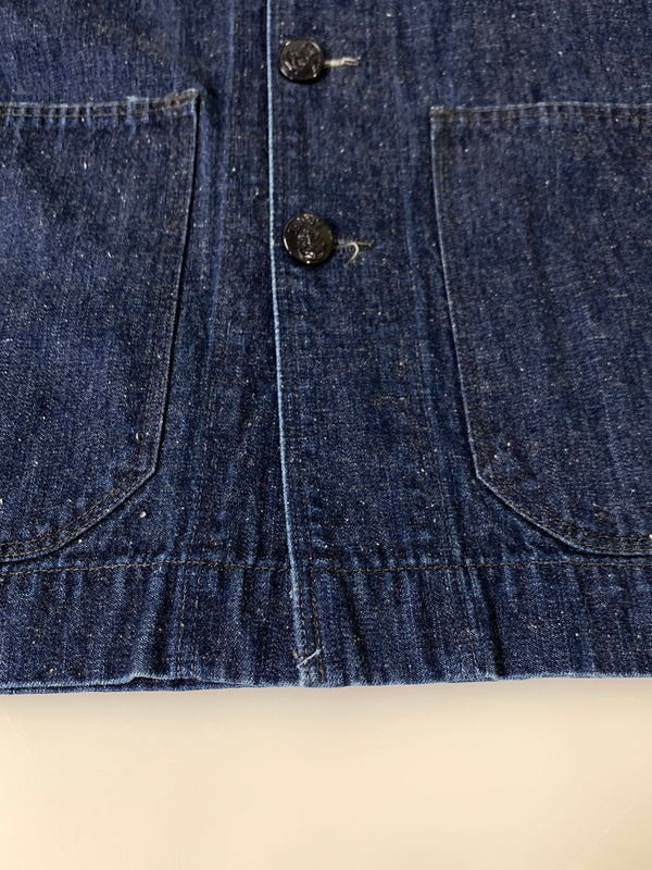 【中古品】【メンズ】 TCB JEANS ティーシービージーンズ USN DECK JACKET ダックジャケット ワークウェア アウター 145-261024-ta-18-min サイズ：サイズ不明 下記参照 カラー：ネイビー 万代Net店