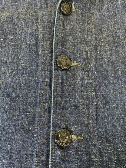 【中古品】【メンズ】 TCB JEANS ティーシービージーンズ USN DECK JACKET ダックジャケット ワークウェア アウター 145-261024-ta-18-min サイズ：サイズ不明 下記参照 カラー：ネイビー 万代Net店
