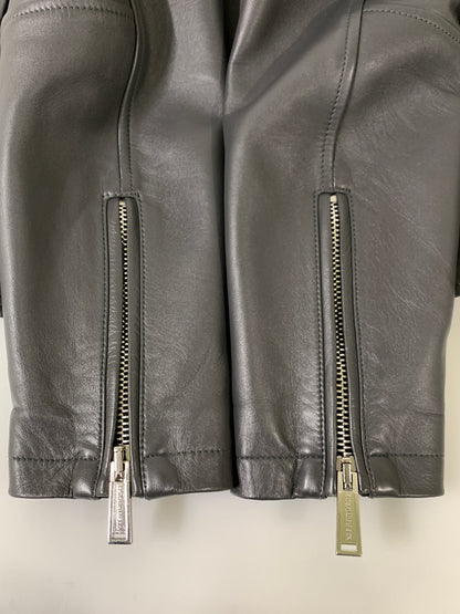 【中古品】【メンズ】 DSQUARED2 ディースクエアード S74AM1203 21AW ダブルライダースジャケット レザージャケット アウター 141-261024-ta-07-min サイズ：42 カラー：グレイ 万代Net店
