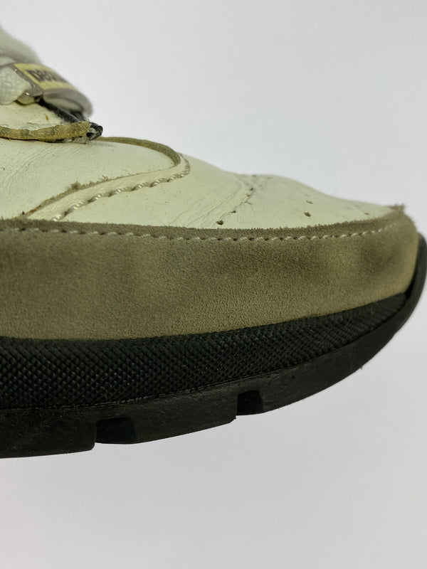 【中古品】【メンズ】 DSQUARED2 ディースクエアード レザー スニーカー 靴 シューズ 163-261026-hu-15-min サイズ：39 1/2 カラー：ホワイト/ブラック 万代Net店