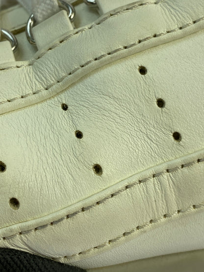 【中古品】【メンズ】 DSQUARED2 ディースクエアード ロゴ刺繍 厚底 ローカット スニーカー 靴 シューズ 162-261026-hu-11-min サイズ：39 1/2 カラー：クリーム系 万代Net店