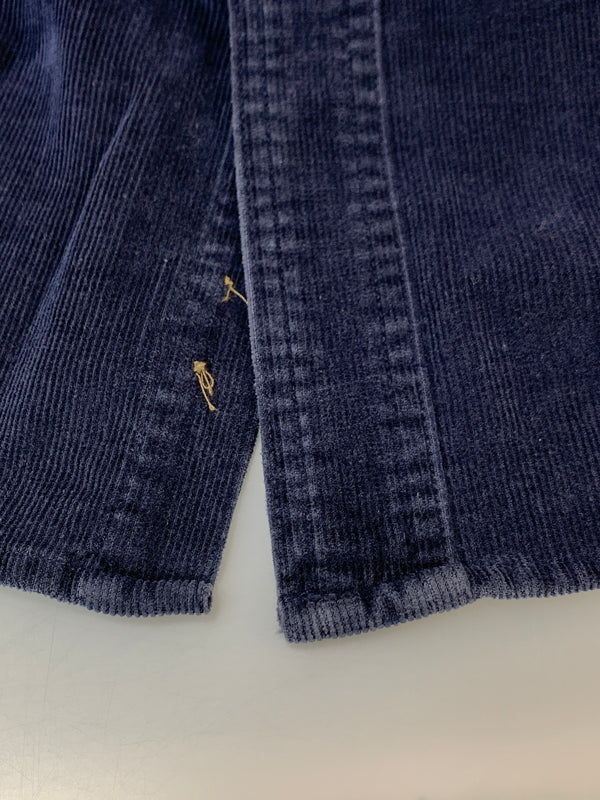 【中古品】【メンズ】 J.CREW ジェイ クルー 巨人タグ 90S CORDUROY BD SHIRT 90年代 コーデュロイ シャツ 長袖シャツ トップス 146-261028-hu-38-min サイズ：S カラー：ネイビー 万代Net店