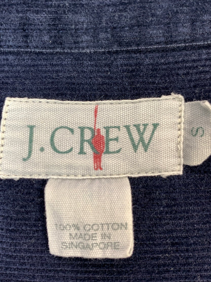 【中古品】【メンズ】 J.CREW ジェイ クルー 巨人タグ 90S CORDUROY BD SHIRT 90年代 コーデュロイ シャツ 長袖シャツ トップス 146-261028-hu-38-min サイズ：S カラー：ネイビー 万代Net店