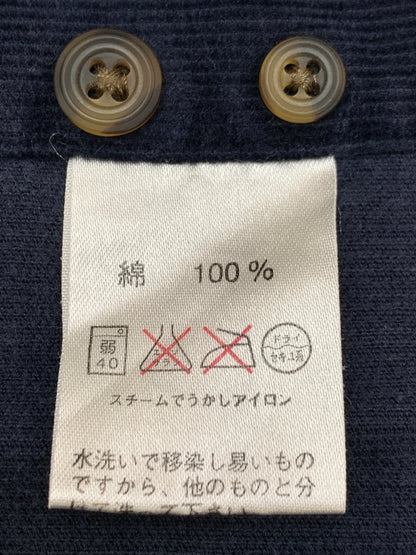 【中古品】【メンズ】 J.CREW ジェイ クルー 巨人タグ 90S CORDUROY BD SHIRT 90年代 コーデュロイ シャツ 長袖シャツ トップス 146-261028-hu-38-min サイズ：S カラー：ネイビー 万代Net店