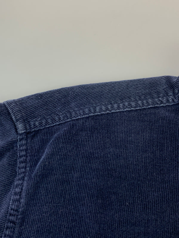 【中古品】【メンズ】 J.CREW ジェイ クルー 巨人タグ 90S CORDUROY BD SHIRT 90年代 コーデュロイ シャツ 長袖シャツ トップス 146-261028-hu-38-min サイズ：S カラー：ネイビー 万代Net店