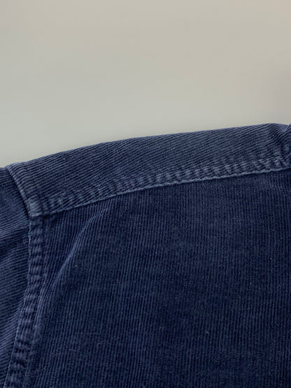 【中古品】【メンズ】 J.CREW ジェイ クルー 巨人タグ 90S CORDUROY BD SHIRT 90年代 コーデュロイ シャツ 長袖シャツ トップス 146-261028-hu-38-min サイズ：S カラー：ネイビー 万代Net店